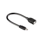 Cavo USB Hama 75039626 Mini B Maschio a A Femmina 0,15 m Nero OTG