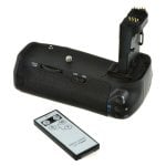 Punho de bateria Jupio BG-E14 para Canon EOS 70D 80D 90D com comando remoto