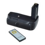 Punho de Bateria Jupio Nikon D80 D90 com Comando Remoto Compatível EN-EL3E AA
