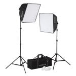 Kit de iluminación de estudio Kaiser Kit Studiolight E70 doble softbox plegable