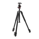 Treppiede Manfrotto MK190X3 alluminio con testa a sfera 496Arca, portata 10 kg