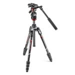 Stativ Manfrotto MVKBFRTC-LIVE Carbon Twist Lock Kugelkopf 150 cm