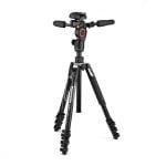 Trépied Manfrotto Mkbfrla 4 Bk 3w Befree Advanced poignée panoramique