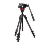 Trípode Manfrotto MVK502055CXPROV carbono con rótula fluida 502, base 75 mm