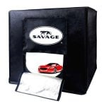 Lightbox fotografica Savage PC15 LED 40x40x40cm controllo luminosità