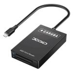 Lector de tarjetas Caruba SD XQD USB-C LED compatible Windows Mac