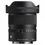 Objektiv Sigma 12mm F1.4 DC Contemporary Ultraweitwinkel Sony E Montierung Gegenlichtblende