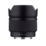 Obiettivo Samyang AF 12mm F2 E Grandangolare Montatura Sony E Paraluce Incluso