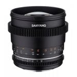 Obiettivo Samyang VDSLR 85mm T1.5 MK2 Montatura Canon EF Cinema