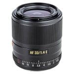 Objectif Viltrox AF 33mm F1.4 Monture Sony E APS-C Autofocus Noir