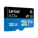 Tarjeta microSD Lexar 633x 32GB UHS-I V10 velocidad alta smartphones