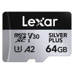 Lexar Professional SILVER PLUS MicroSD 64GB UHS-I V30 205MB/s