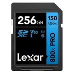 Scheda SD Lexar High-Performance 800xPRO 256GB UHS-I V30 150MB/s Nero