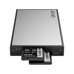 Lettore di schede Lexar Workflow Pro SD UHS-II USB 3.2 Gen2 doppio slot alluminio
