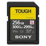 Scheda SD Sony SF-G256T TOUGH 256GB UHS-II IP68 300MB/s V90