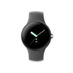 Google Pixel Watch 4G LTE Bluetooth NFC GPS 41mm AMOLED Prata Carbono S/L 5ATM SpO2