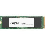 Disco Duro Crucial E100 2TB SSD M.2 NVMe PCIe Gen4 5000MB/s Schwarzes Design