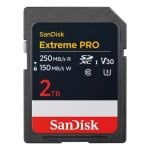 SanDisk Extreme PRO SDXC 2 TB UHS-I V30