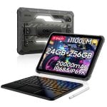 Tablet OSCAL Spider 10 11" 24GB 256GB 4G 20000mAh Android 15 Preto com Teclado