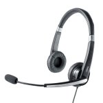 Auriculaires Jabra UC Voice 550 Duo filaires USB/Bluetooth pour bureau avec réduction de bruit noirs