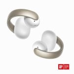 Auriculares SOUNDCORE Aeroclip inalámbricos True Wireless Bluetooth 5.4 para llamadas, música y deporte Champán Blanco