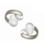 Auriculaires Soundcore Aeroclip sans fil Bluetooth usage quotidien sport micro Champagne Blanc