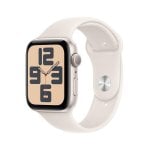 Apple Watch SE GPS NFC 44mm OLED Beige M/L Wasserdicht Herzfrequenzmesser Unfallerkennung