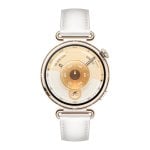 Huawei WATCH GT6 Bluetooth NFC 41mm AMOLED Dourado com Bracelete Branca Pequena