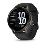 Garmin Venu 4 Bluetooth GPS WiFi 45mm AMOLED Noir Étanche 5ATM Pulsomètre SpO2