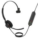 Auriculares Jabra Engage 40 con cable USB-A Bluetooth para oficina y call center negros