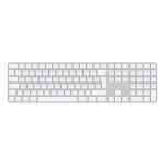 Clavier à membrane Apple Magic Keyboard Touch ID Numérique AZERTY Blanc