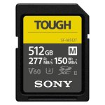 Scheda SD Sony SF-M Tough 512GB UHS-II R277MB/s W150MB/s IP68 V60