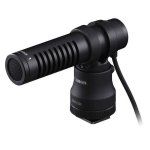 Microfone Canon DM-E100 3,5 mm unidirecional compacto sem bateria
