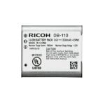 Bateria Ricoh DB-110 Ião de Lítio Compatível GR III Cinzenta