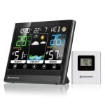 Estación meteorológica Bresser MeteoTemp BF color pantalla táctil sensor exterior