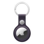 Porte-clés Apple MGG04ZM/A Midnight Purple microtwill acier inoxydable AirTag