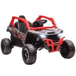 Aiyaplay Coche Eléctrico Para Niños 12v Kawasaki Teryx Krx 1000 Rojo