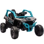 Aiyaplay Coche Eléctrico Para Niños 12v Kawasaki Teryx Krx 1000 Azul