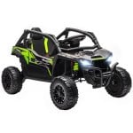 Aiyaplay Coche Eléctrico Para Niños 12v Kawasaki Teryx Krx 1000 Negro