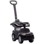 Aiyaplay Correpasillos 2 En 1 Para Niños 18-36 Meses Con Mango De Empuje Negro