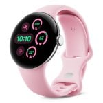Google Pixel Watch 3 eSIM 4G Bluetooth GPS NFC 41mm AMOLED Argent Rose S/L Étanche IP68 SpO2 Pulsomètre