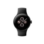 Google Pixel Watch 2 Bluetooth GPS NFC 41mm AMOLED Preto S/L Resistência Água IP68 SpO2 Pulsómetro