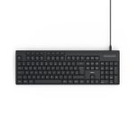 Tastatur Membran Hama CK-200 QWERTZ DE mit Beleuchtung abnehmbares Kabel