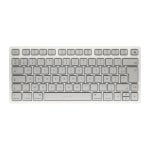 Tastatur Scissor Cherry KW 7100 MINI BT AZERTY Weiß kabellos Mac Multi-Device