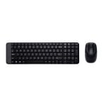 Teclado de membrana Logitech Wireless Combo MK220 Layout FR compacto inalámbrico con ratón