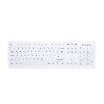 Tastatur Membran CHERRY AK-C8100F-FUS-W/GE QWERTZ DE kabellos spritzwassergeschützt
