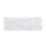 Tastatur Scherenmechanik CHERRY AK-C7000 QWERTZ Deutsch kabellos LED Weiß