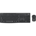 Teclado de membrana Logitech MK295 Silent Layout CZ wireless com rato incluso