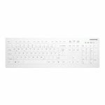 Teclado de tijera inalámbrico CHERRY AK-C8112 Layout DE blanco resistente al agua