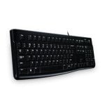 Tastiera a membrana Logitech K120 Layout CH Silenziosa Resistente Nero